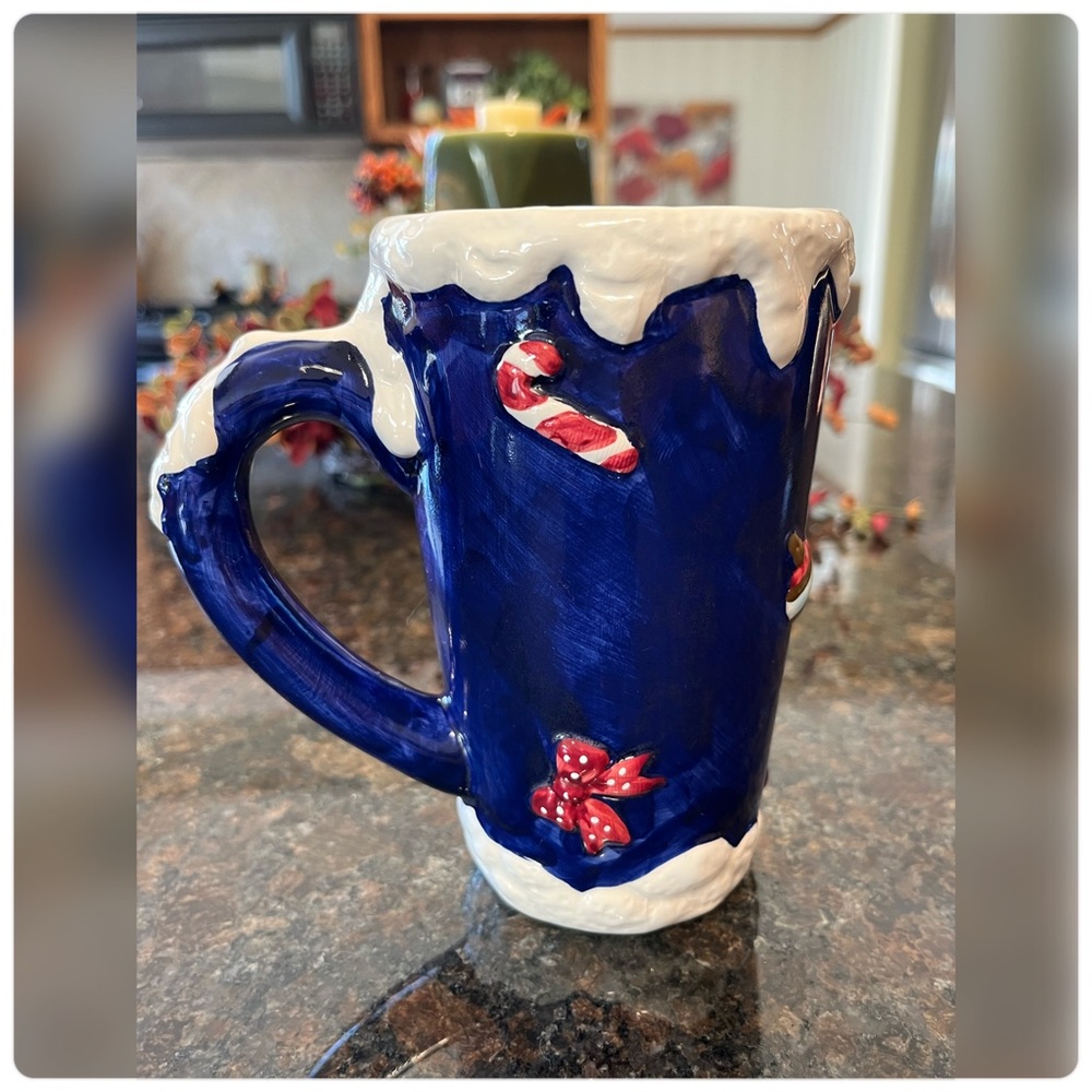 Gibson-Set of 4-Snowman Mugs-3-D-Rare!!! - Picture 4 of 8